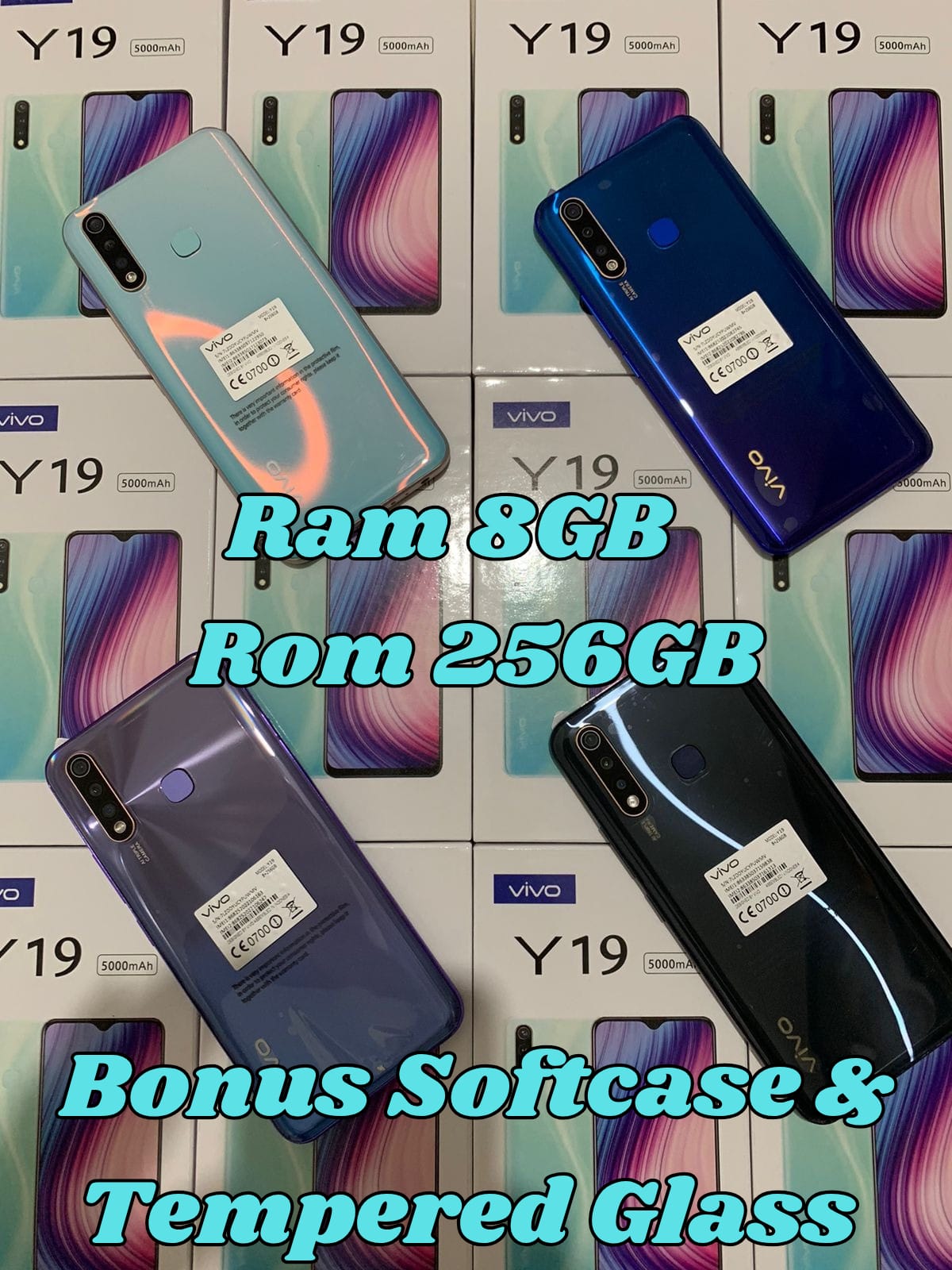 HP Y19 RAM 8/256 GB BERGARANSI Harga  755,000 Ringgit*Penghantaran Percuma