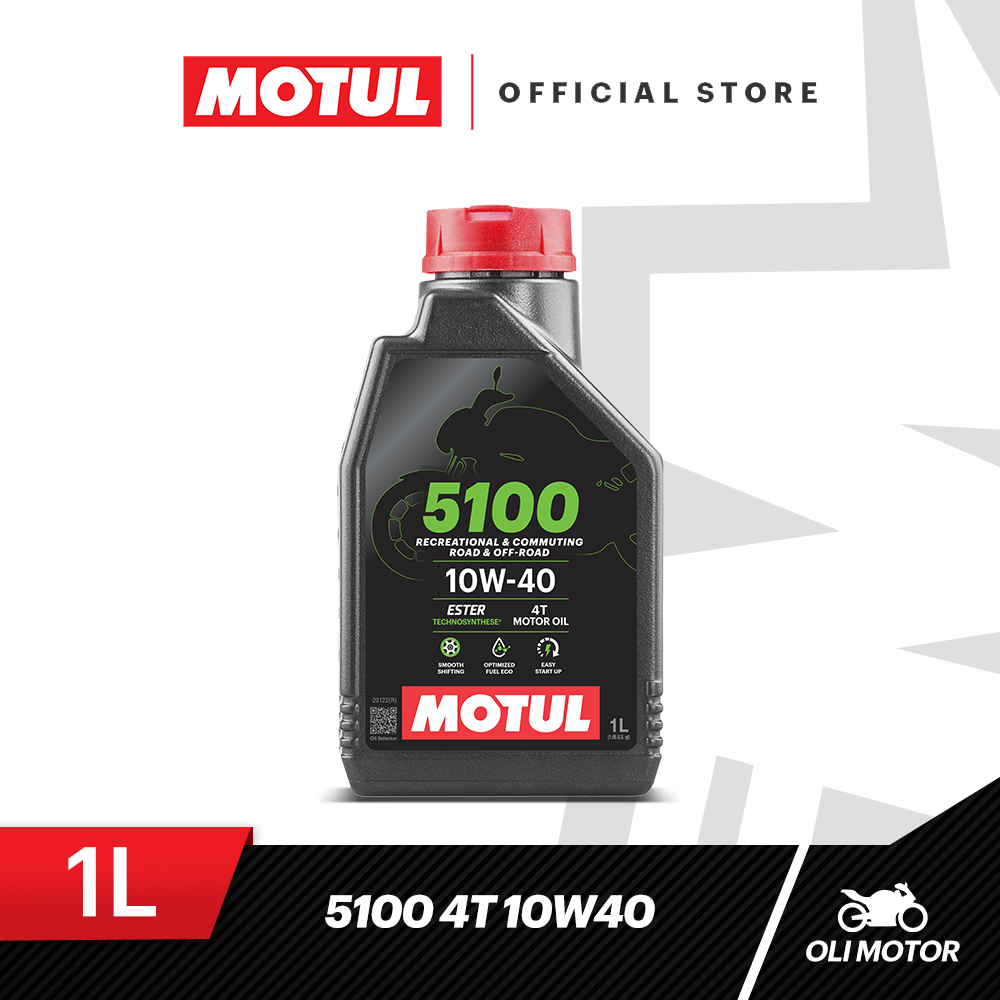 Motul Oli Motor 5100 4T 10W40 1L Harga 162,701 rupiah*Gratis Ongkir