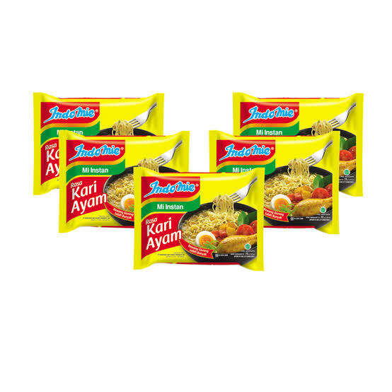 インドミindomie rebus kari ayam 40点袋 Indomie Kari Ayam Indonesian Chicken Curry Flavour - 72 g