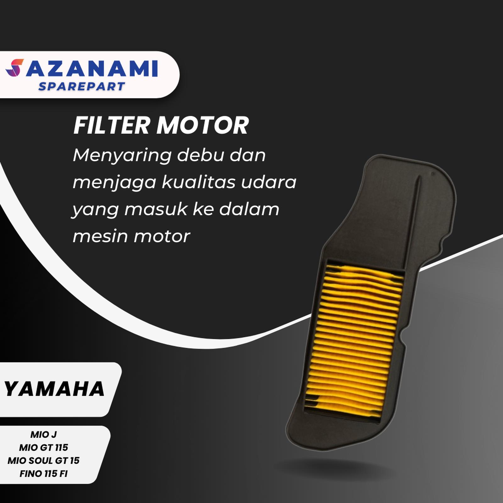 Yamaha Mio J Motorcycle Air Filter Yamaha Mio Gt 115 Yamaha Mio Soul Yellow Harga 18,000 rupiah*Gratis Ongkir