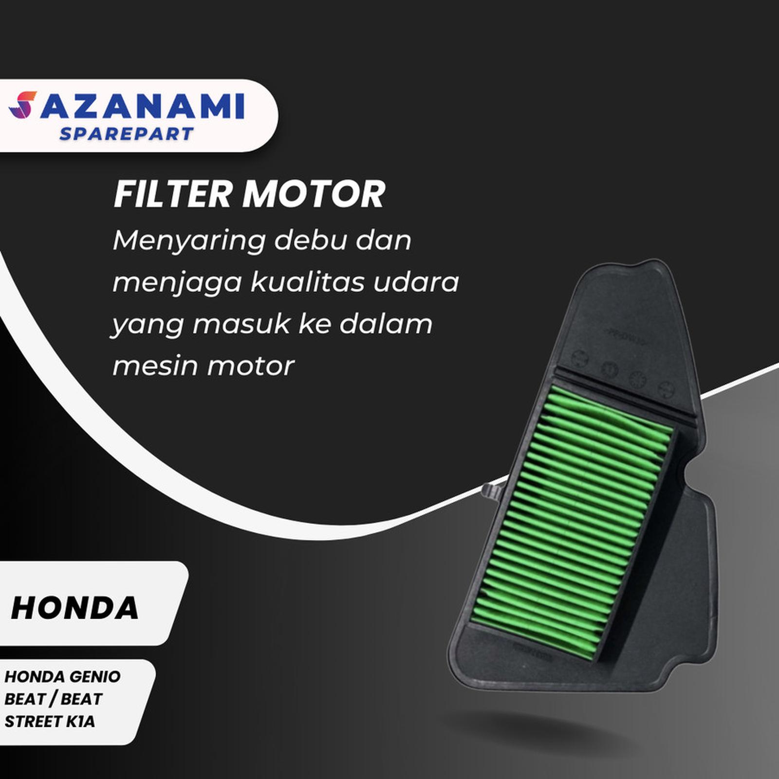 Honda Genio / Beat K1A Motorcycle Air Filter Harga 19,999 rupiah*Gratis Ongkir