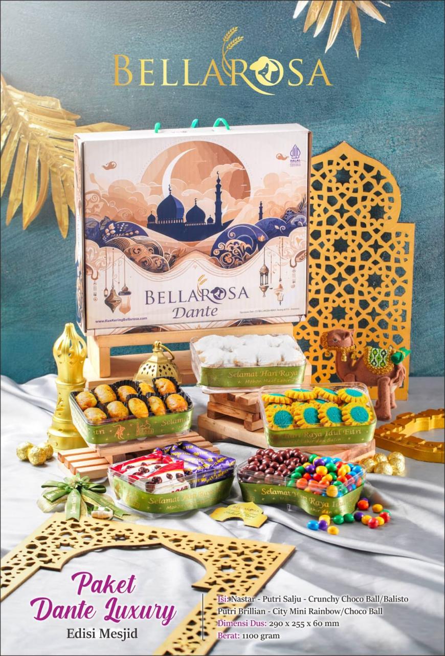 Lebaran Bellarosa Dante Series Package / Package of Dry Cakes/Eid Cakes
