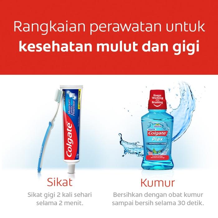 Colgate Maximum Cavity Protection Great Regular Flavor Toothpaste / Pasta Gigi Pudina Segar 180gr
