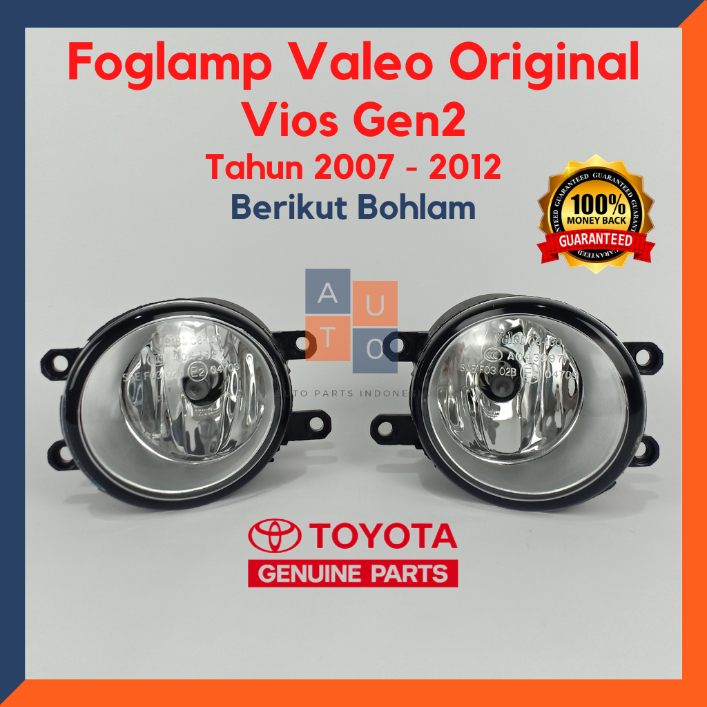 Foglamp Vios/ Lampu Kabut Vios GEN2/ Foglamp Vios Original Valeo Tahun 2007-2012 Giá 149,000 Đồng*Miễn phí vận chuyển