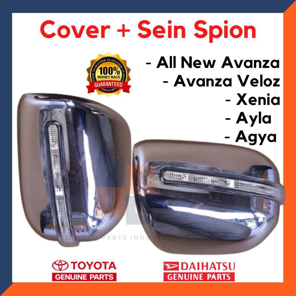 Spion Avanza Cover Spion Chrome All New Avanza Veloz Xenia Agya Ayla Lampu Kecil 1set Sepasang Auto Parts Indonesia Harga 449,700 rupiah*Gratis Ongkir