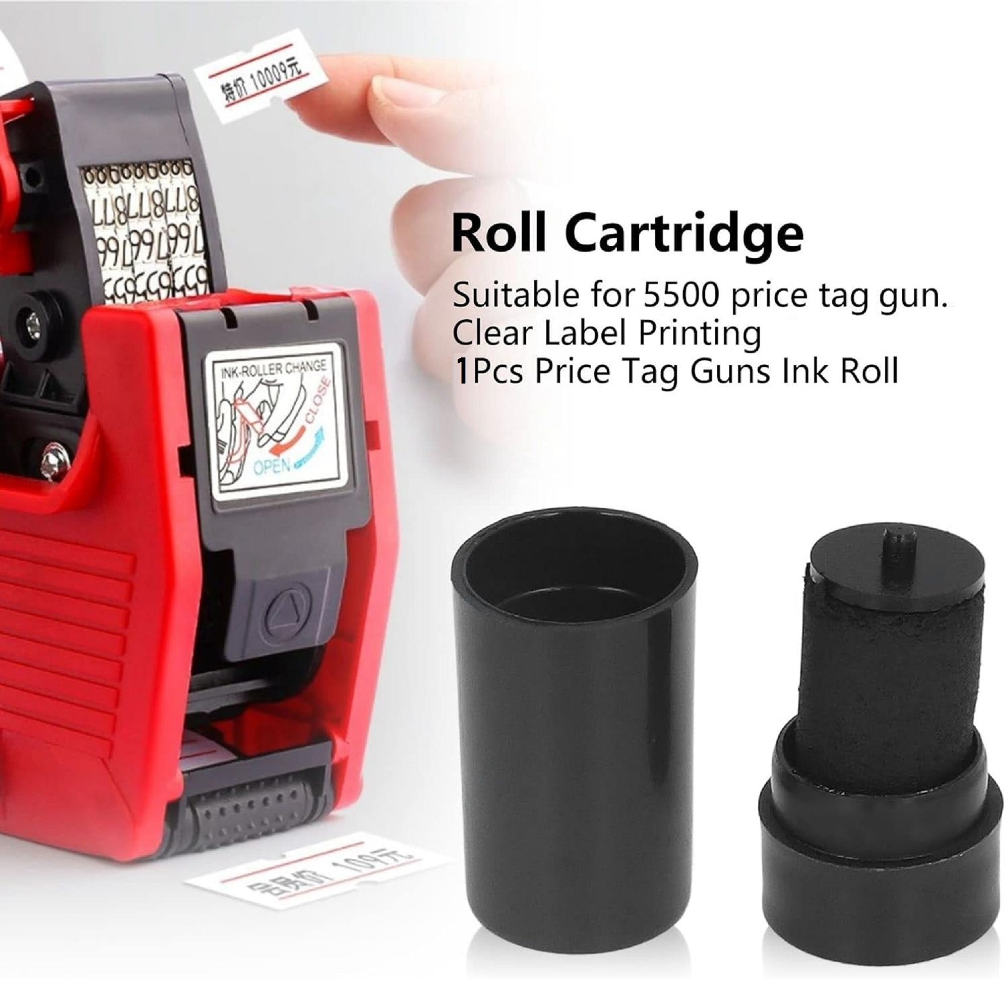 Ink roller 5500/refil ink Lebel price 1 line/re-ink 20mm - Merek Origin Harga 3,700 rupiah*Gratis Ongkir