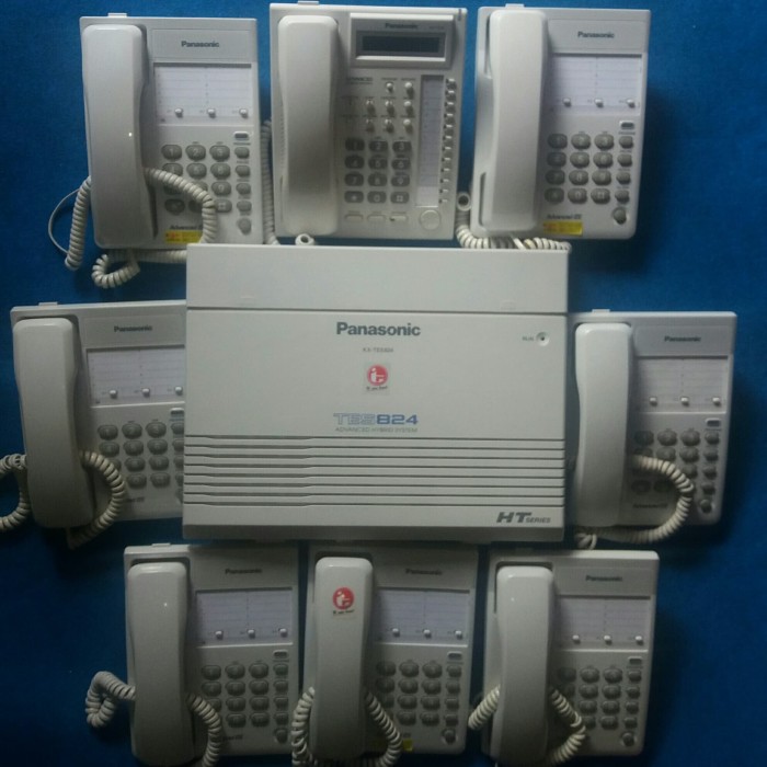 PABX Panasonic KX-TES824/KX-TEM824+KX-T2371MX(4 unit)+KX-T7730 1 unit Giá 2,124,000 Đồng*Miễn phí vận chuyển