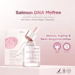 20MEFREE ANTI-AGING SERUM SALMON DNA MEFREE/SERUM PEMBERSIH MUKA/ SERUM JERAWAT/ MUKA BERSIH/UNTUK KULIT BERMINYAK/ AMAN UNTUK KULIT/