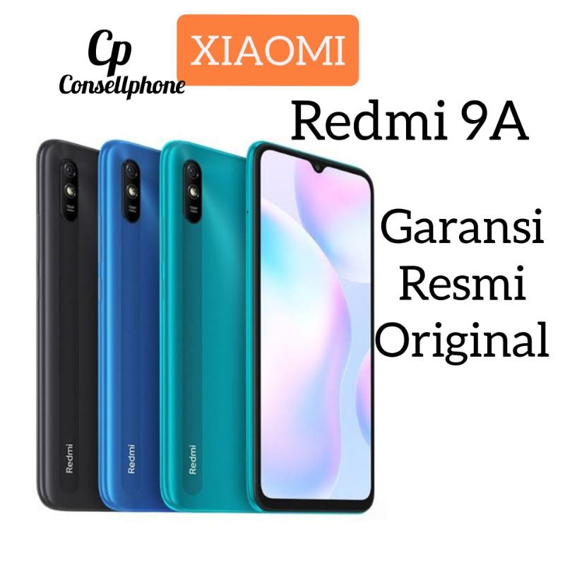 HP XIAOMI REDMI 9A RAM 3/32GB GARANSI RESMI ORIGINAL Giá 1,129,000 Đồng*Miễn phí vận chuyển