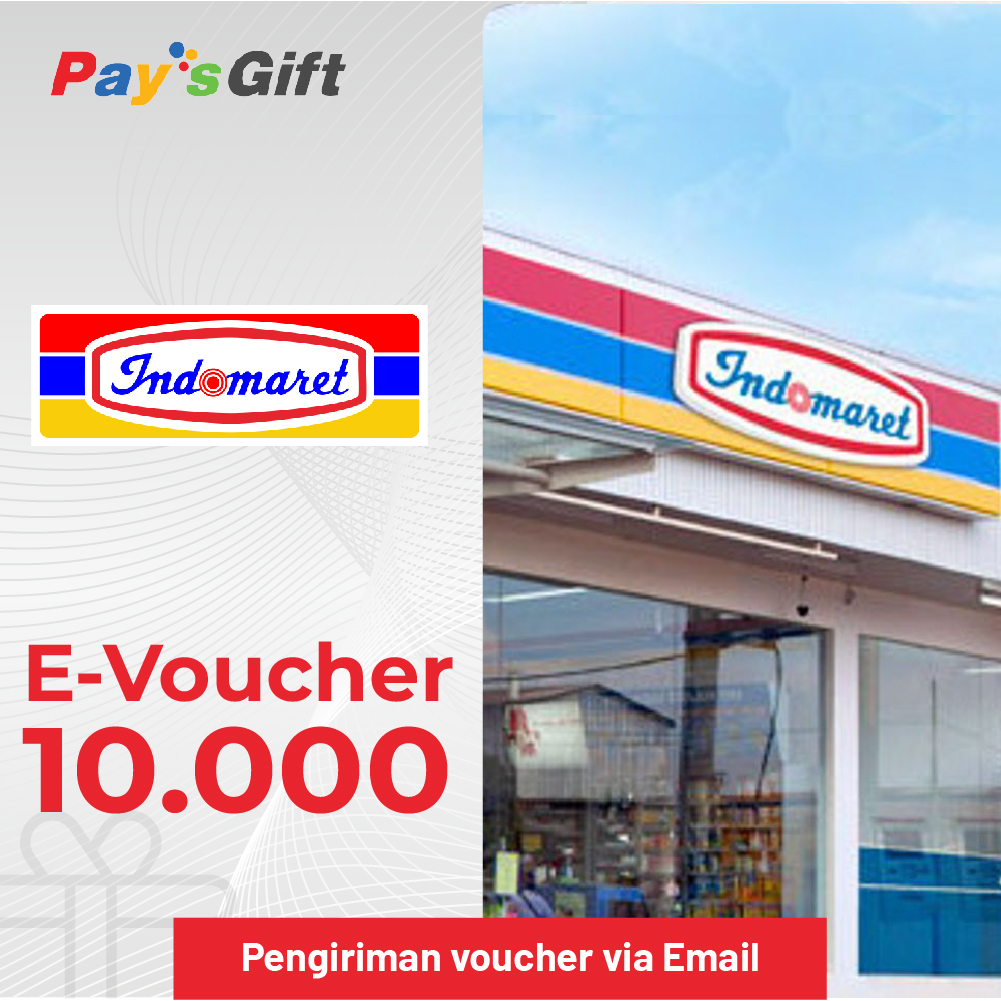 [PaysGift] Voucher Digital Indomaret Value Rp.10.000