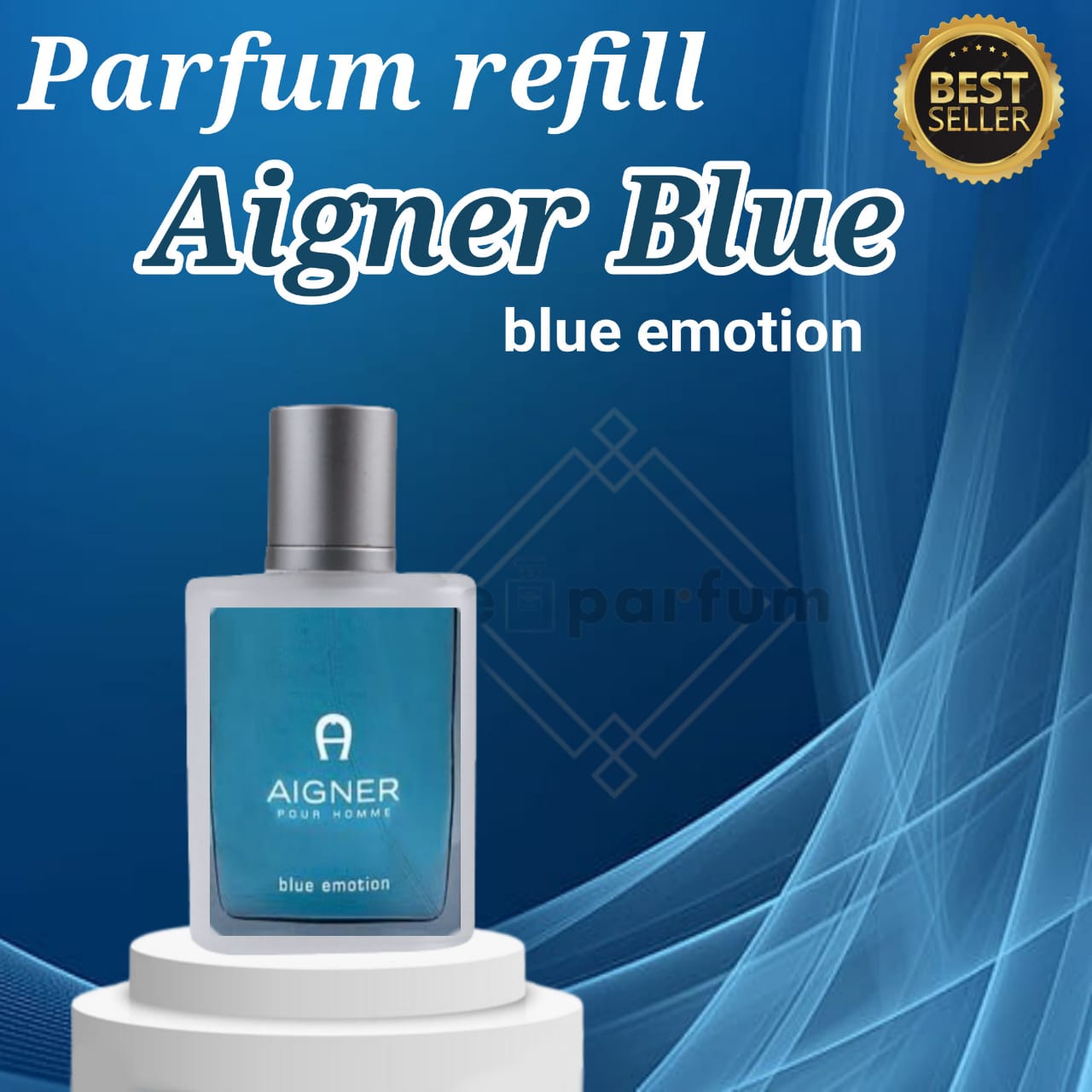 PARFUM AIGNER BLUE POUR HOMME BLUE EMOTION PARFUM REFILL ISI 30ML