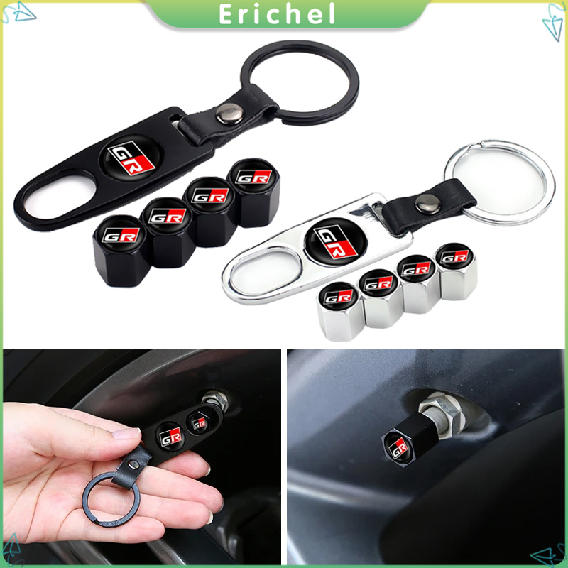 4Pcs/Set Tutup Pentil Ban Mobil Anti Maling Dagan Toyota GR Sport Gazoo Racing Harga  28,500 Ringgit*Penghantaran Percuma