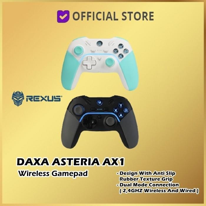 REXUS DAXA ASTERIA AX1 WIRELESS GAMEPAD JOYSTICK AX 1 - FLYHIGHSTORE feature phone Harga  527,000 Ringgit*Penghantaran Percuma