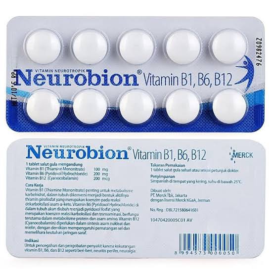 Neurobion putih kegunaan Suplemen Neurobion