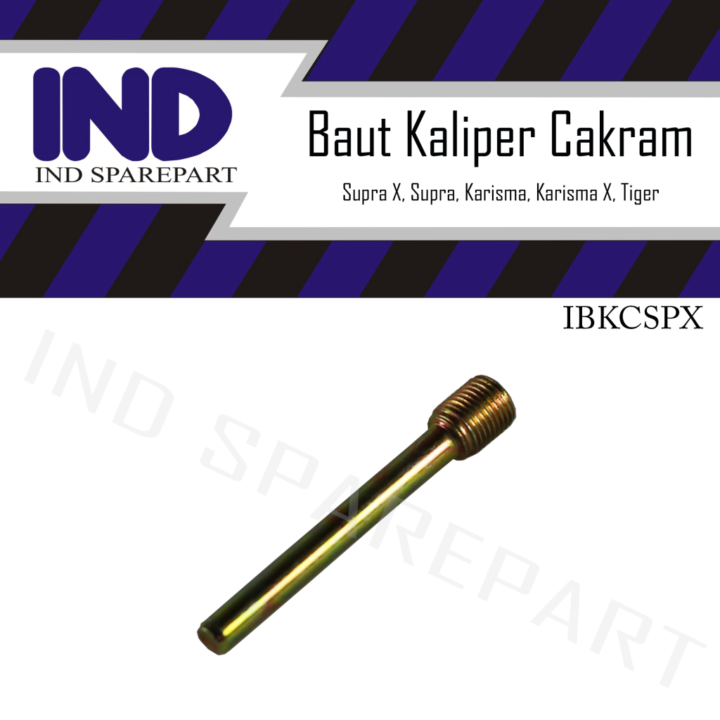 Baut Kaliper Cakram Depan Supra X/Karisma/Supra Fit/Tiger/Supra Harga 3,140 rupiah*Gratis Ongkir