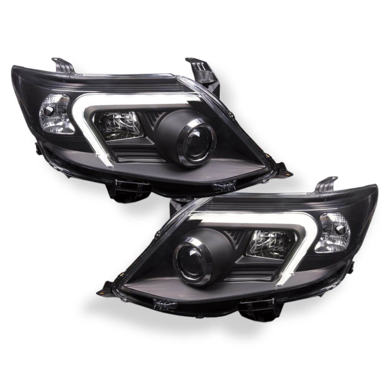 Sonar Head Lamp Toyota Fortuner 2011-2015 Led Projector - Black Housing Harga 6,299,999 rupiah*Gratis Ongkir