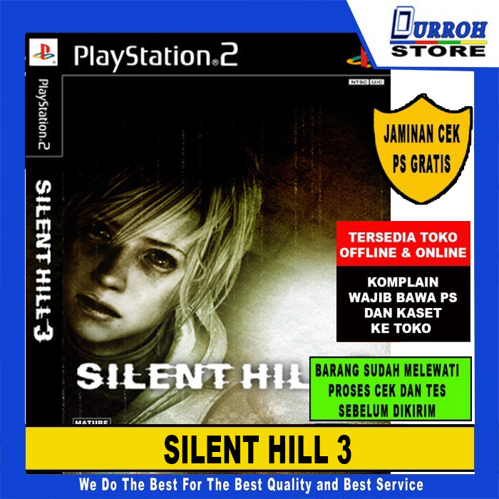 KASET GAME PS 2 / Playstation 2 Silent Hill 3 Harga 9,000 rupiah*Gratis Ongkir