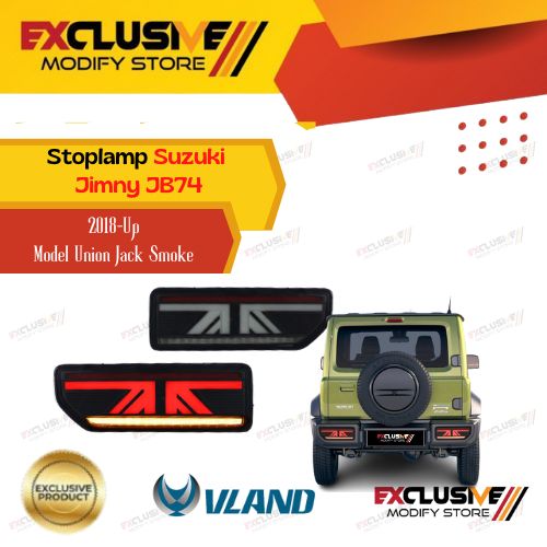 Suzuki Jimny jb74 Gen 4 2018-up stoplamp model Union Jack smoke Vland Harga  5,950,000 Ringgit*Penghantaran Percuma
