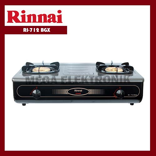 RINNAI RI-712 BGX Kompor Gas Tungku Api Tornado Anti Gores