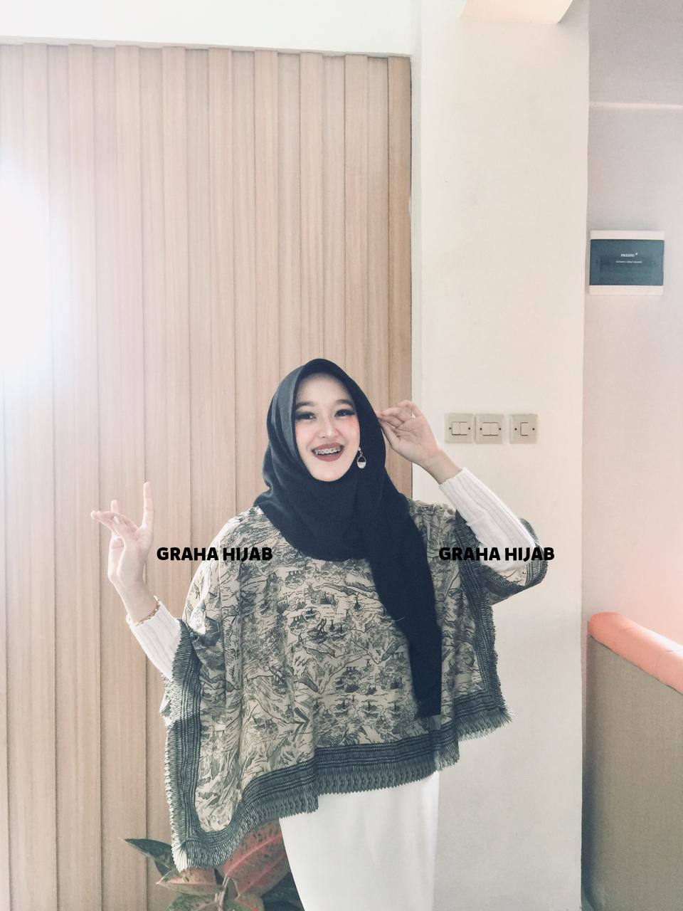 model baju kimono hijab