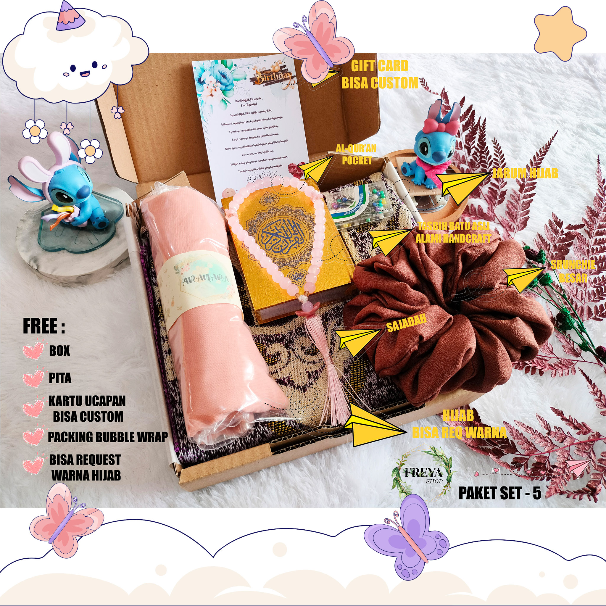 Hampers Kado Hijab Pernikahan / Hampers Wisuda / Kado Ulang Tahun / Kado Untuk Sahabat / Kado Untuk Gu…
