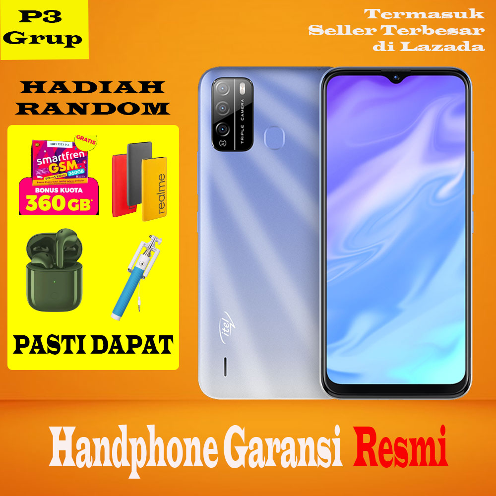 iTel Vision 1 Pro RAM 3GB ROM 32GB 3/32 Promo Bonus [COD / GRATIS ONGKIR / GARANSI RESMI BY INFINIX]