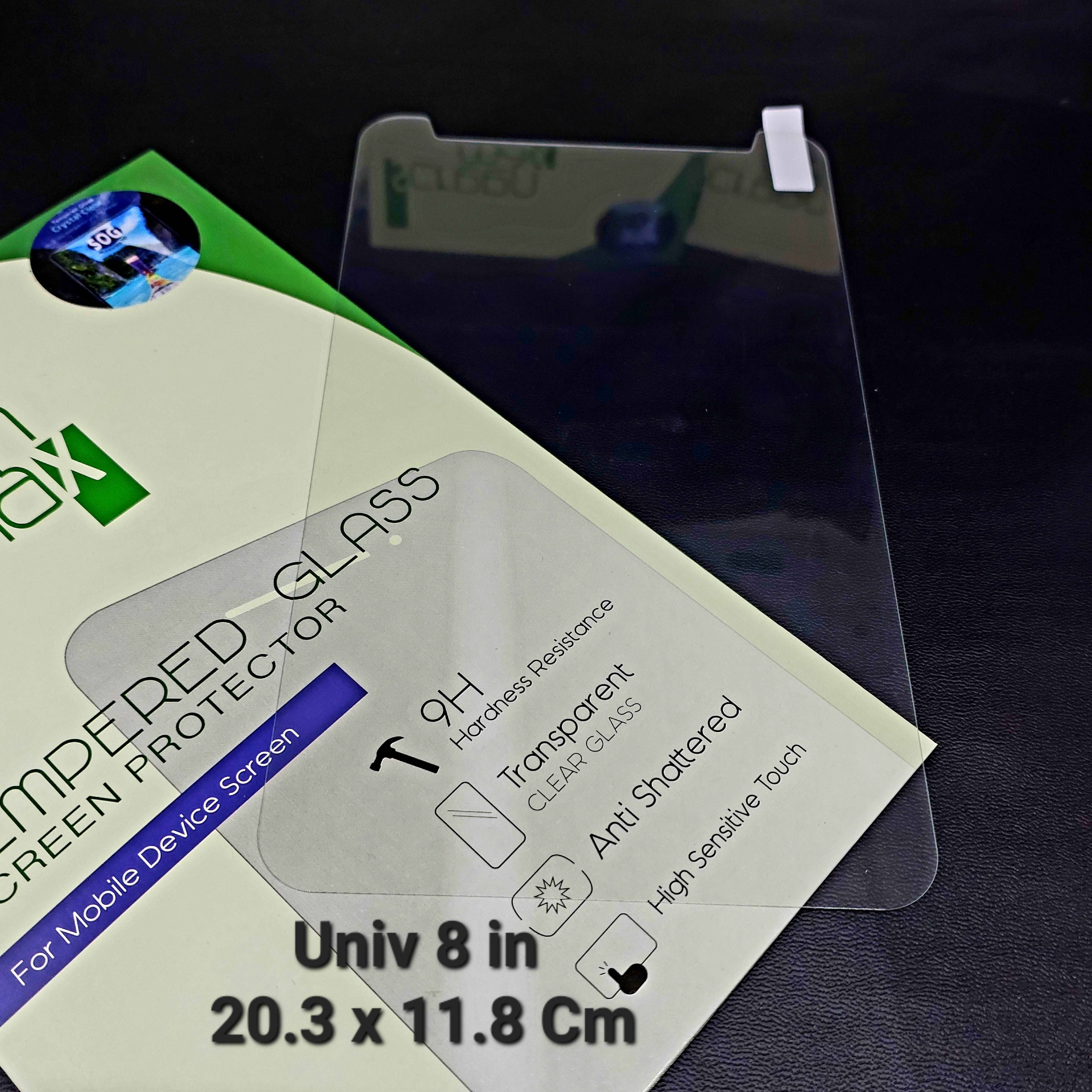 TEMPERED GLASS Advan Tab Belajar Elite Maxtron Genio 8 inch Universal Harga 38,500 rupiah*Gratis Ongkir