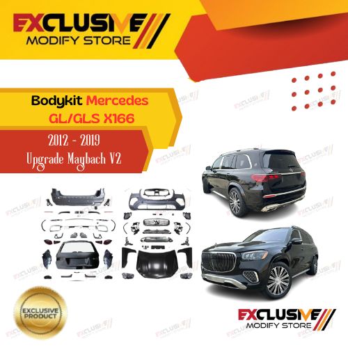 Mercedes GL/GLS x166 GLS350d gls450 gl400 GL500 (2012-2019) boykit upgrade x167 GLS (2018) facelift Maybach complete set Version 2 Harga  85,000,000 Ringgit*Penghantaran Percuma