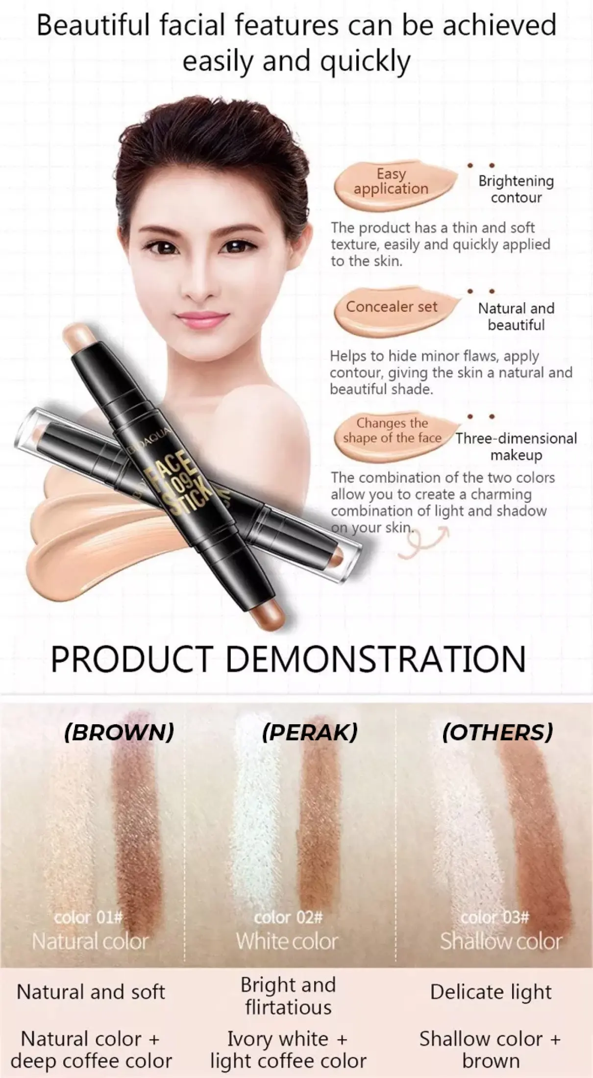 concealer bioaqua stick