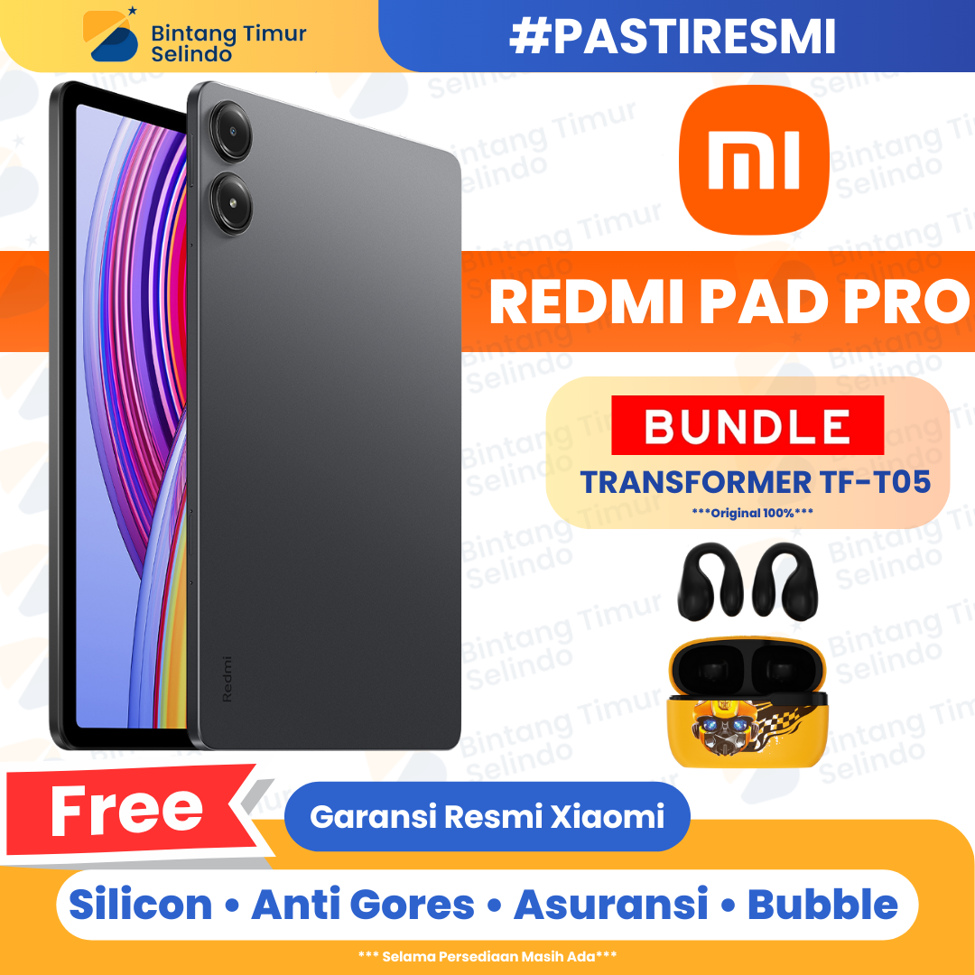 Redmi Pad Pro 8/256GB-1 year official warranty Harga 4,250,000 rupiah*Gratis Ongkir