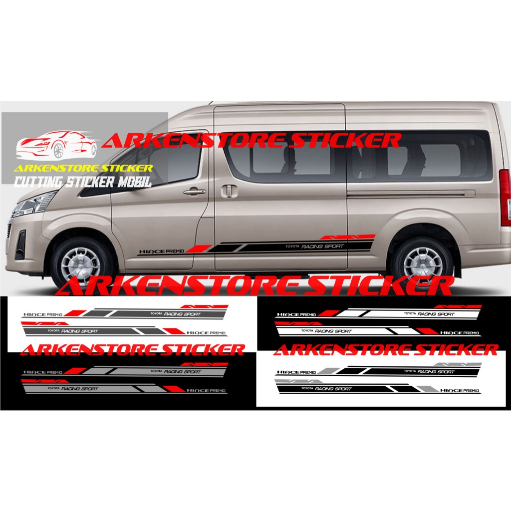 Sticker toyota hiace premio sticker stiker mobil hiace premio sticker list hiace premio Harga 52,500 rupiah*Gratis Ongkir