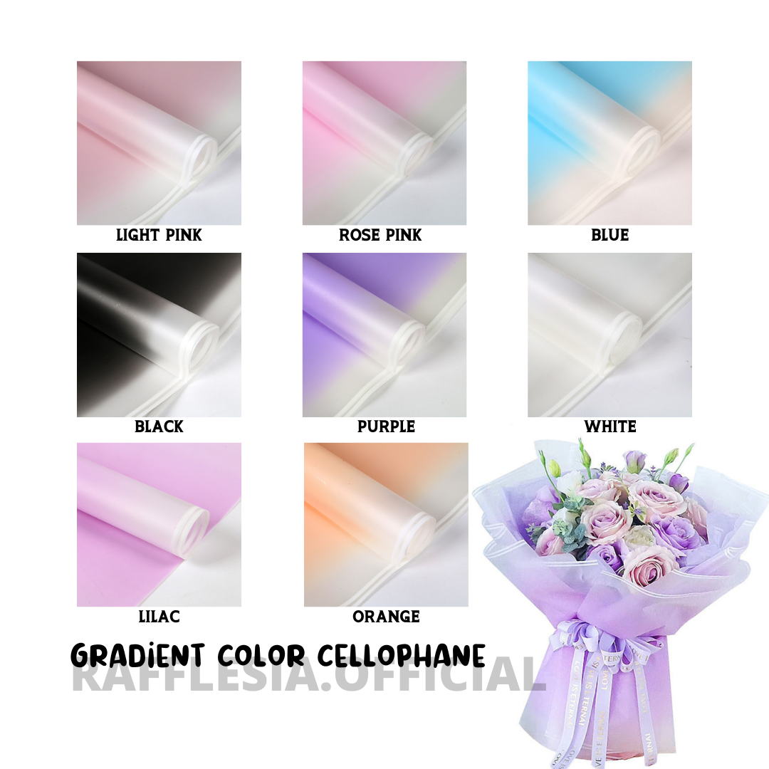 Qoo10 - Clear Flower Wrapping Paper Cellophane Korean Florist
