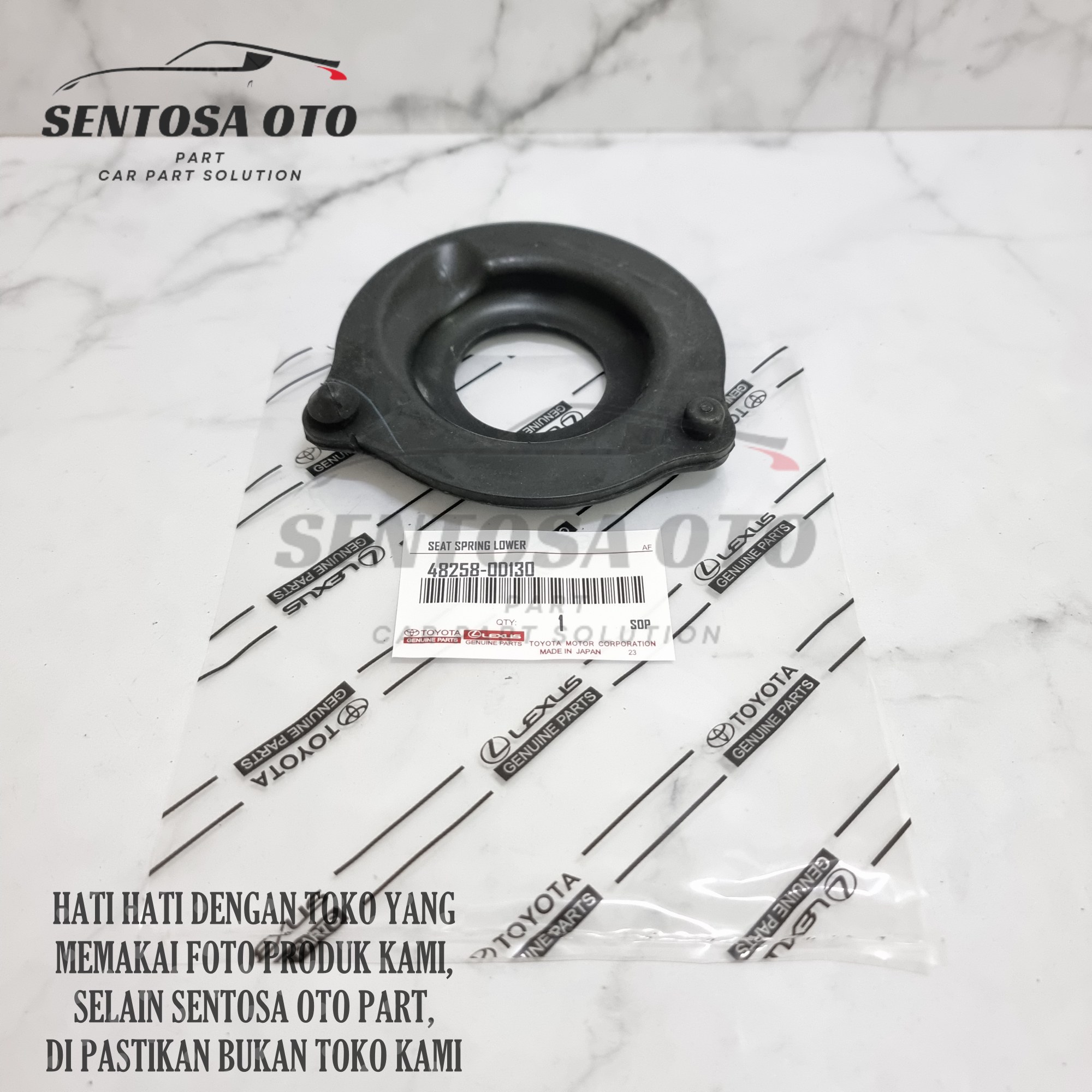 Rubber placemat per conch back bottom Yaris new Vios all new Yaris vios Gen 2 Gen 3 p/n 48258-0d130 Harga 15,000 rupiah*Gratis Ongkir