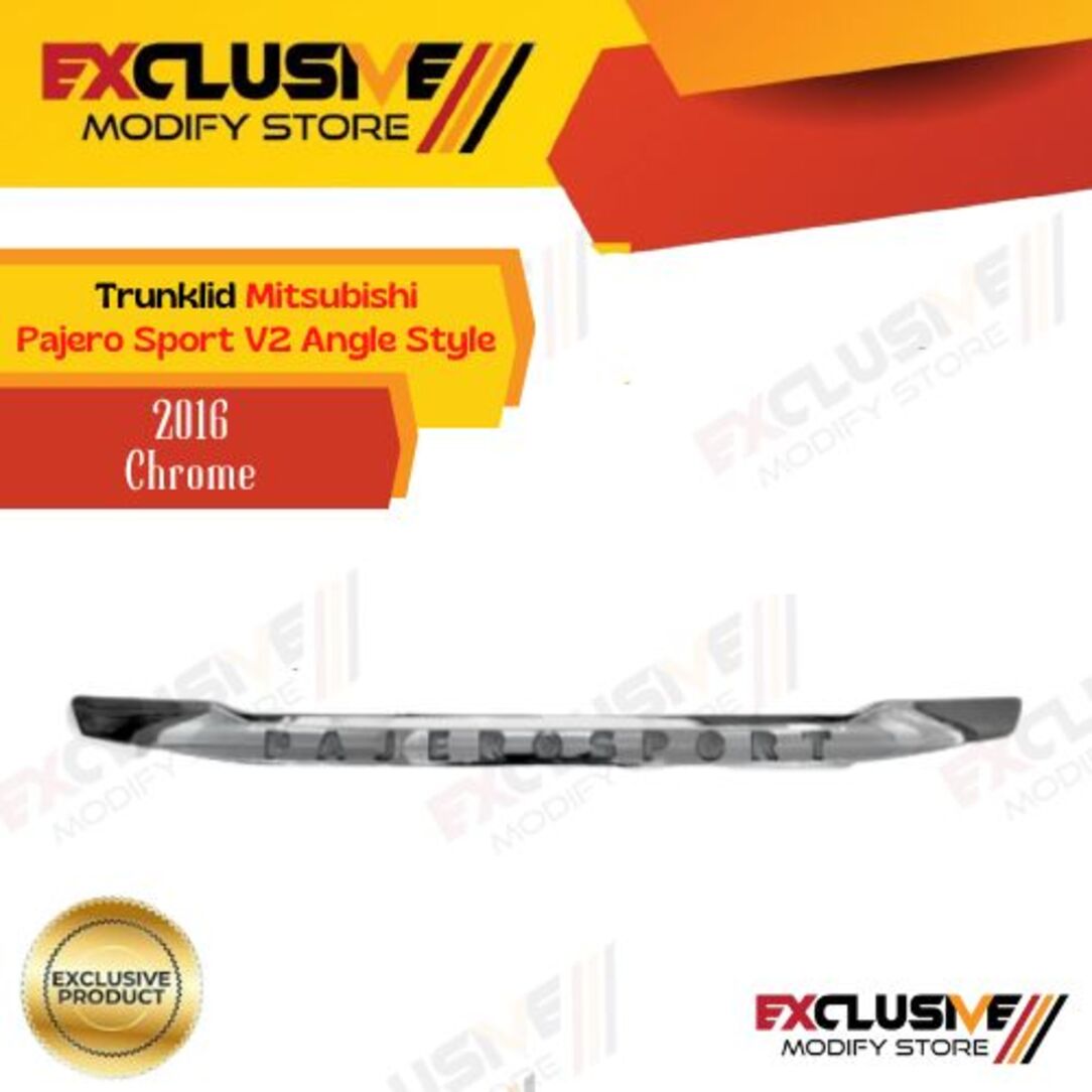 Trunklid led Pajero Sport V2 Angel style 16 - Chrome Harga  1,400,000 Ringgit*Penghantaran Percuma