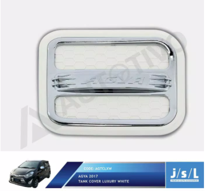 Toyota Agya Tank Cover Luxury White Harga 42,000 Ringgit*Penghantaran Percuma