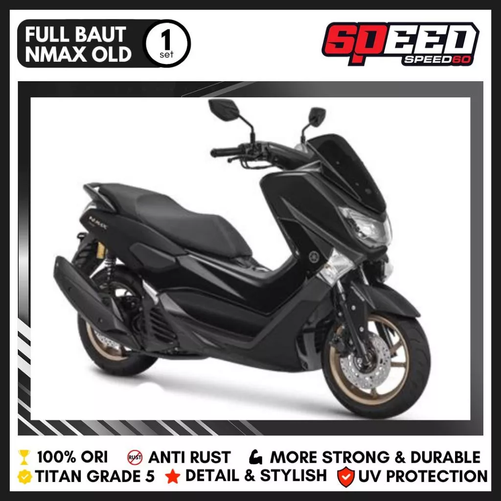 Baut Full Set Nmax Old Baut Titanium Grade 5 Probolt Thailand King Nut New Tech Harga 6,835,000 rupiah*Gratis Ongkir