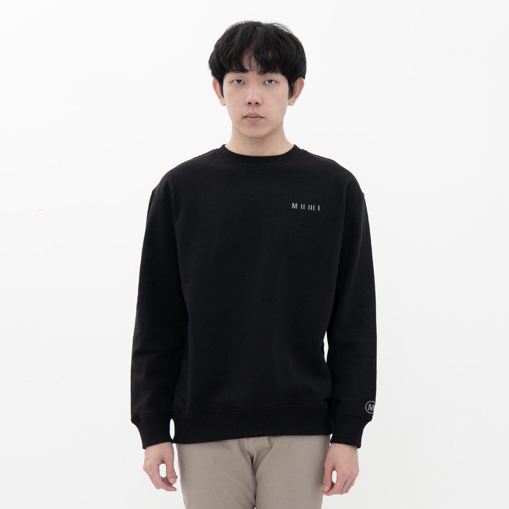 M231 Sweater Crewneck Panjang Hitam 2198B Harga 184,000 rupiah*Gratis Ongkir
