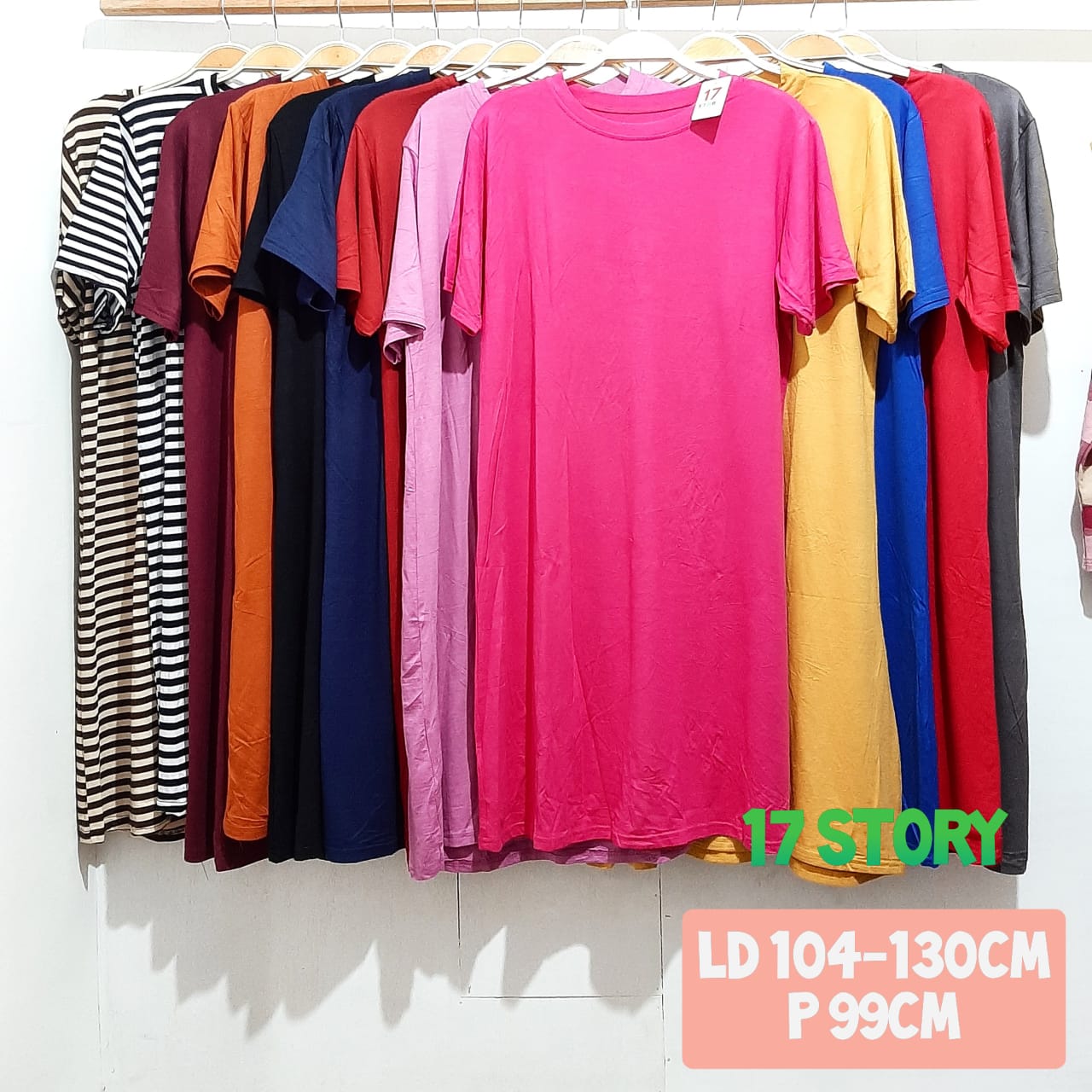 DRESS DASTER POLOS KAOS WANITA TERBARU FIT JUMBO/ DASTER LENGAN