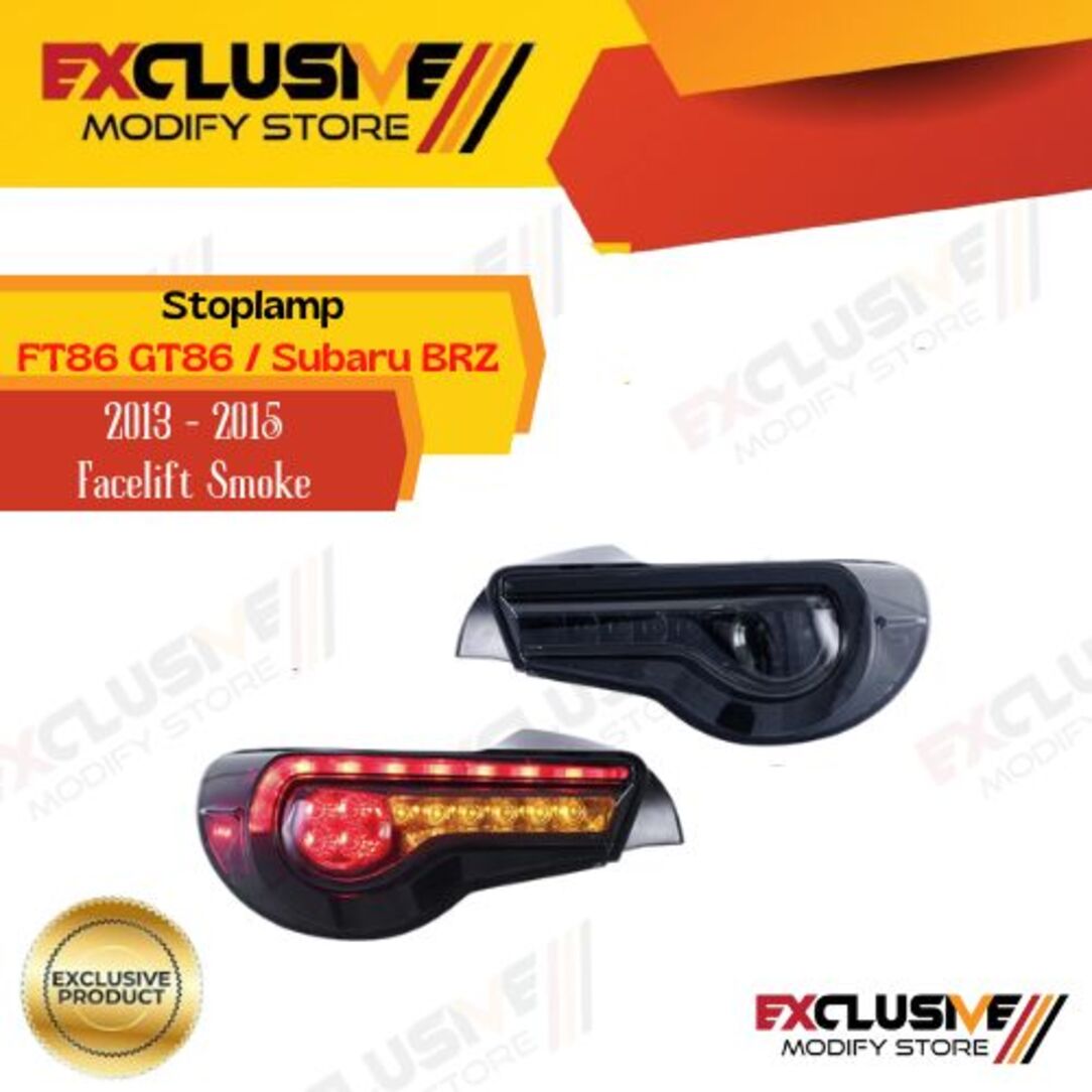 Stoplamp Toyota ft86/GT86 Subaru BRZ facelift 2013 - 2015 smoke Harga 5,150,000 rupiah*Gratis Ongkir