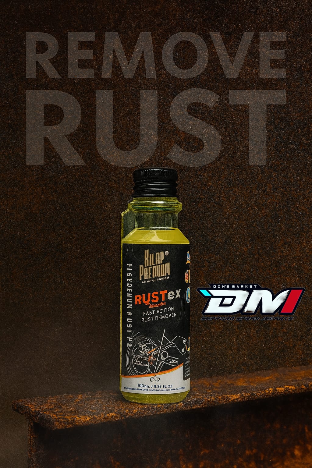 Rust Remover, rust remover, rust remover, rust remover on metal Harga 67,000 rupiah*Gratis Ongkir