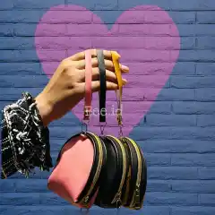 Bee.id - Best Seller Dompet Wanita Semi Kulit Pouch Gantungan Wanita Cocok Untuk Simpan Uang Koin Dan Gantungan Kunci Dompet Wanita Multifungsi Lagi Hits Dompet Wanita Koin MIni