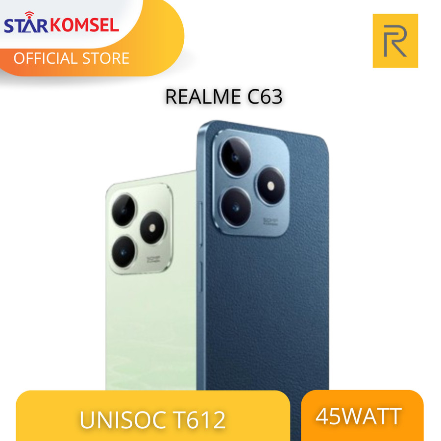HP REALME C63 8/128 GARANSI RESMI REALME Harga  2,049,000 Ringgit*Penghantaran Percuma