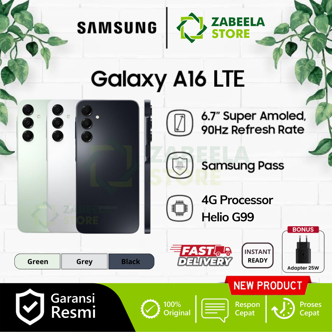 Samsung Galaxy A16 4g Lte 8/128Gb 8/256Gb Official Warranty Harga  2,549,000 Ringgit*Penghantaran Percuma