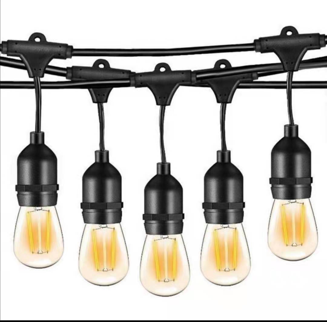 Fitting Lampu Gantung Outdoor 5M 10M 10 Fiting 20 FITITNG 10KABEL LAMPU GANTUNG CAFE Harga 41,500 rupiah*Gratis Ongkir