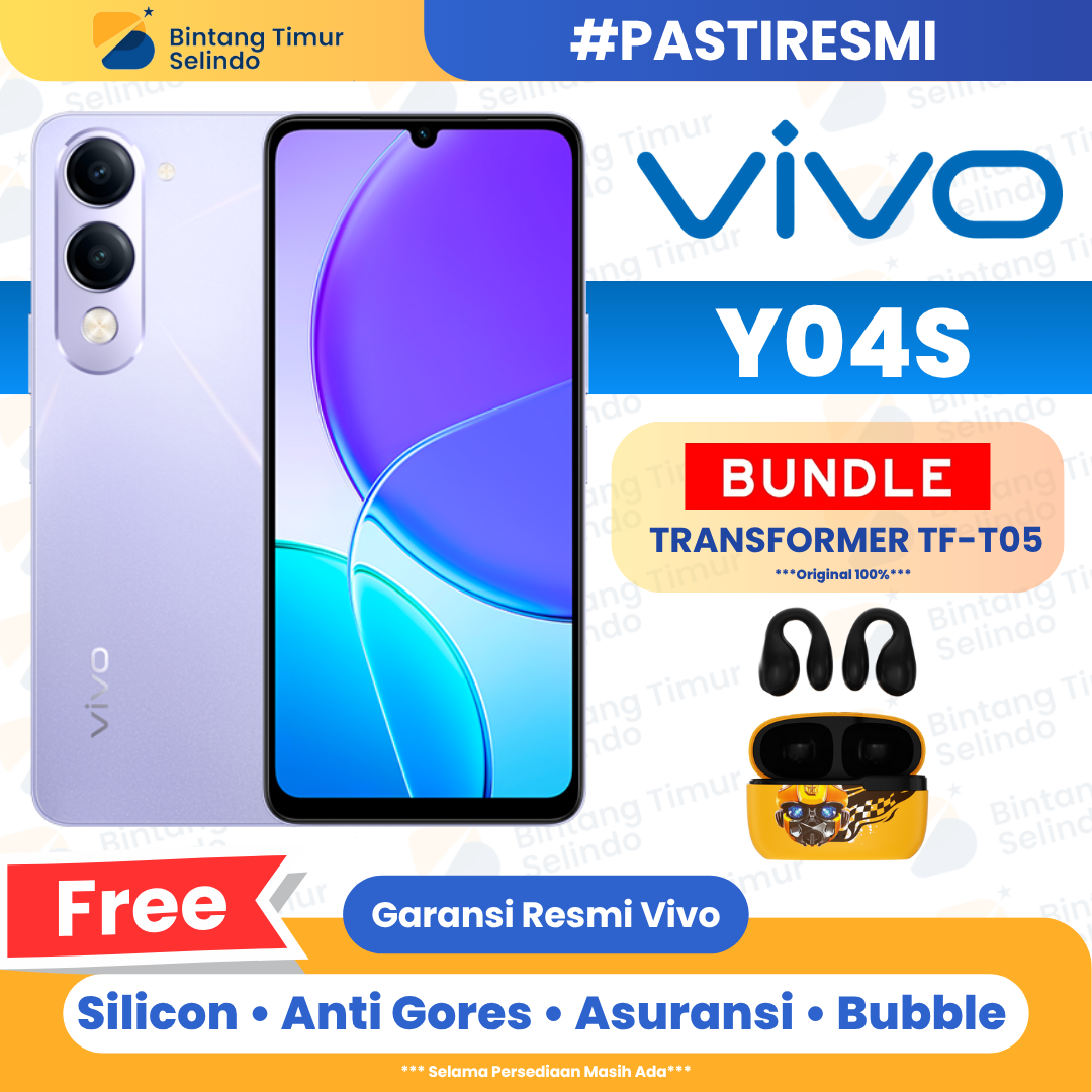 Vivo y04s 4/64GB & 4/128GB-1 year official warranty Giá 1,360,000 Đồng*Miễn phí vận chuyển