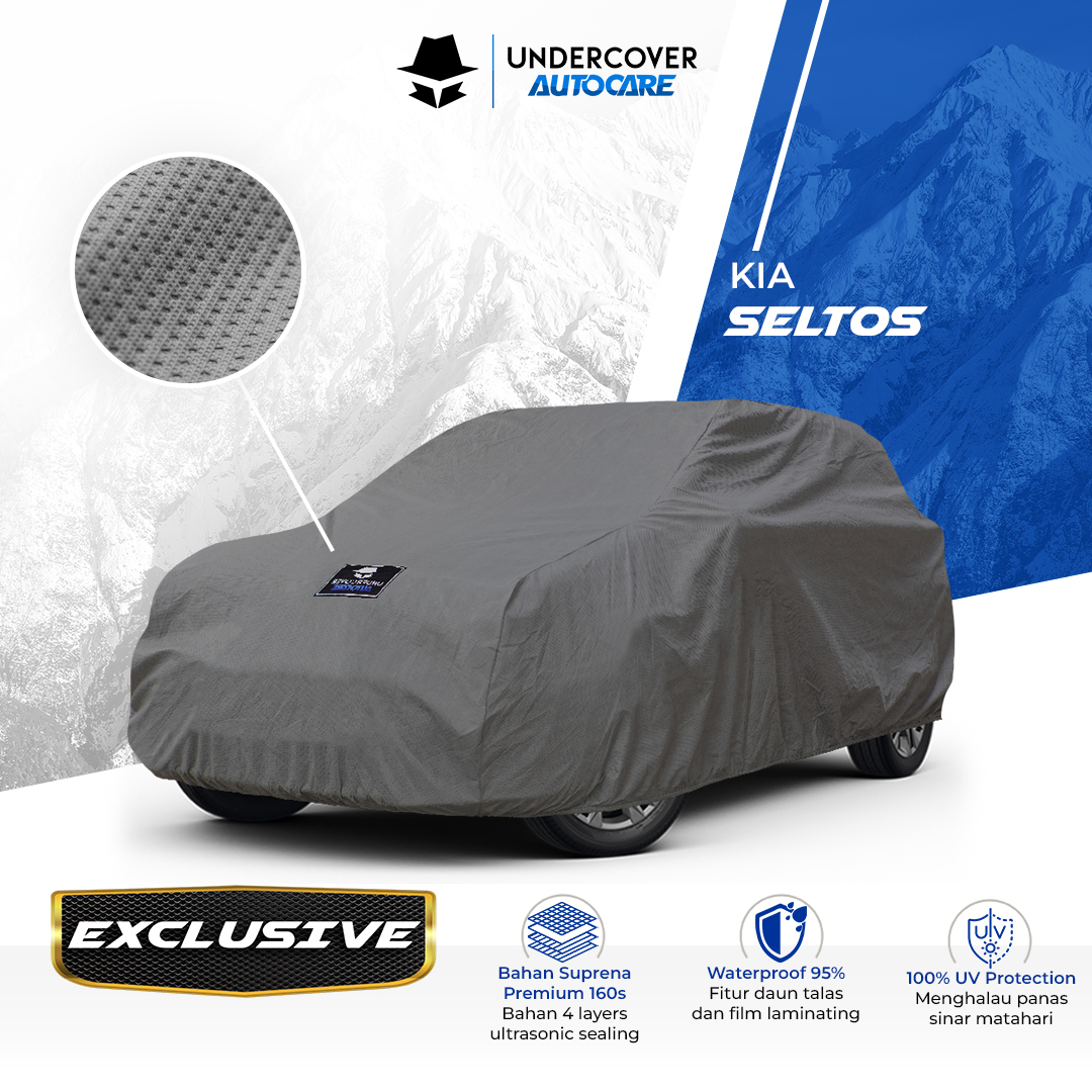 Cover Mobil Kia Seltos Exclusive - Undercover Autocare Harga 1,166,000 rupiah*Gratis Ongkir