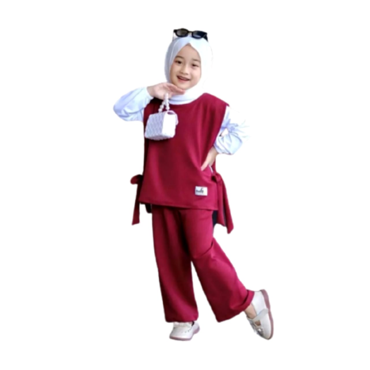 {geratis ongkir} CHIKA SETELAN IMPORT 3in1 TERBARU UNTUK ANAK USIA 4