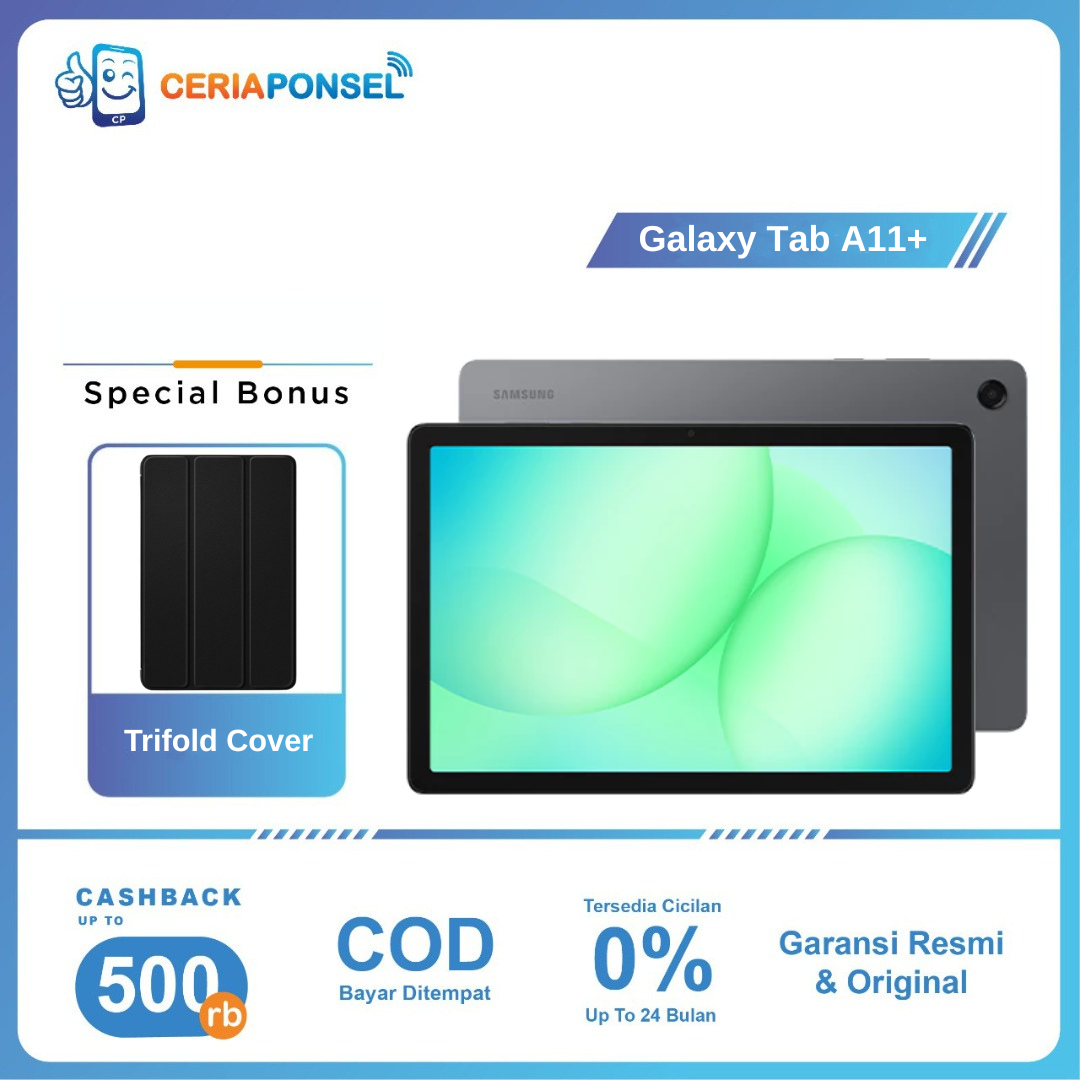 Samsung Galaxy Tab A11 + 5G 6/128GB mt8775 8MP 11 UHD 4K 7040mAh | ein official warranty 1 year Harga  3,920,000 Ringgit*Penghantaran Percuma