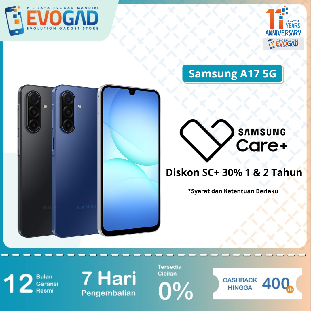 Samsung Galaxy A17 5g 8/256Gb, 50Mp Exynos 1330 5000Mah 25W Fast Charging | Official Sein 1 Year Guarantee Harga  3,519,000 Ringgit*Penghantaran Percuma