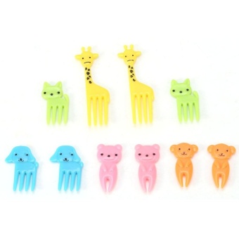 10Pcs/set Cute Eco-friendly Plastic Mini Food Fruit Serving ForkKitchen Party Decorations #2 - Intl April 2018 - 5 10Pcs/set Cute Eco-friendly Plastic Mini Food Fruit Serving ForkKitchen Party Decorations #2 - intl - 5